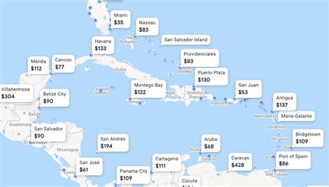 Looking for a cheap flight? 25% of our users found tickets from Jacksonville to the following destinations at these prices or less: San Juan $122 one-way - $205 round-trip. Book at least 1 week before departure in order to get a below-average price. High season is considered to be January, November and December.